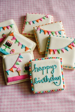 Birthday Buntings Cookies