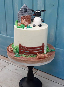 Playful Sheep Cake