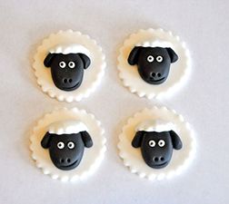 Smiling Sheep Cookies