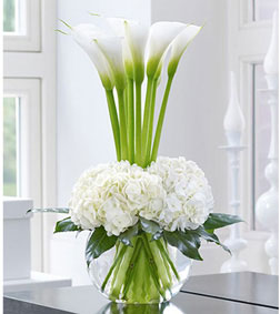 Luxury Calla Lily and Hydrangea Bouquet