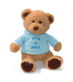 It's a boy teddy bear