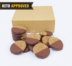 Keto Chocolate Dipped Cookie By Broadway Bakery