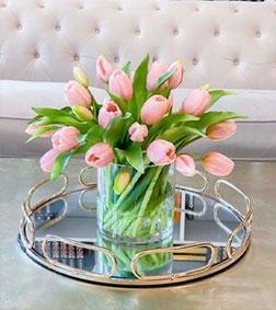 Blushing Pink Tulips, Tulips