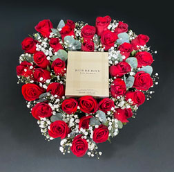 Precious Heart Bouquet with Burberry, Thank You