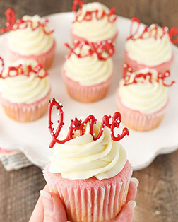 Written With Love Cupcakes, Valentine's Day