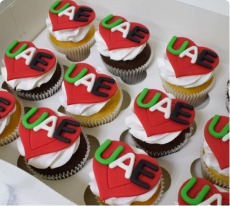 national day cupcakes